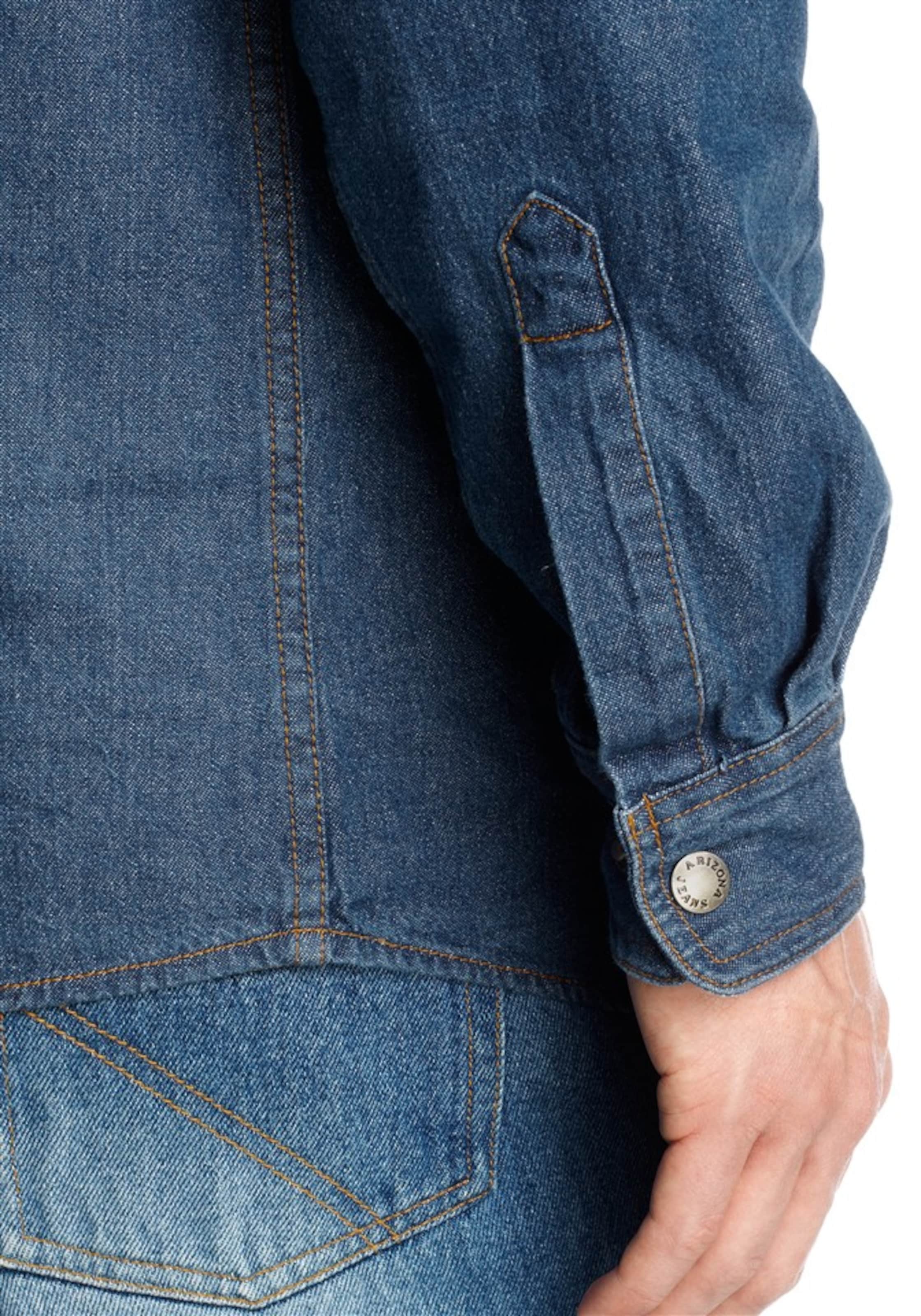 ARIZONA Comfort Fit Hemd in Blau