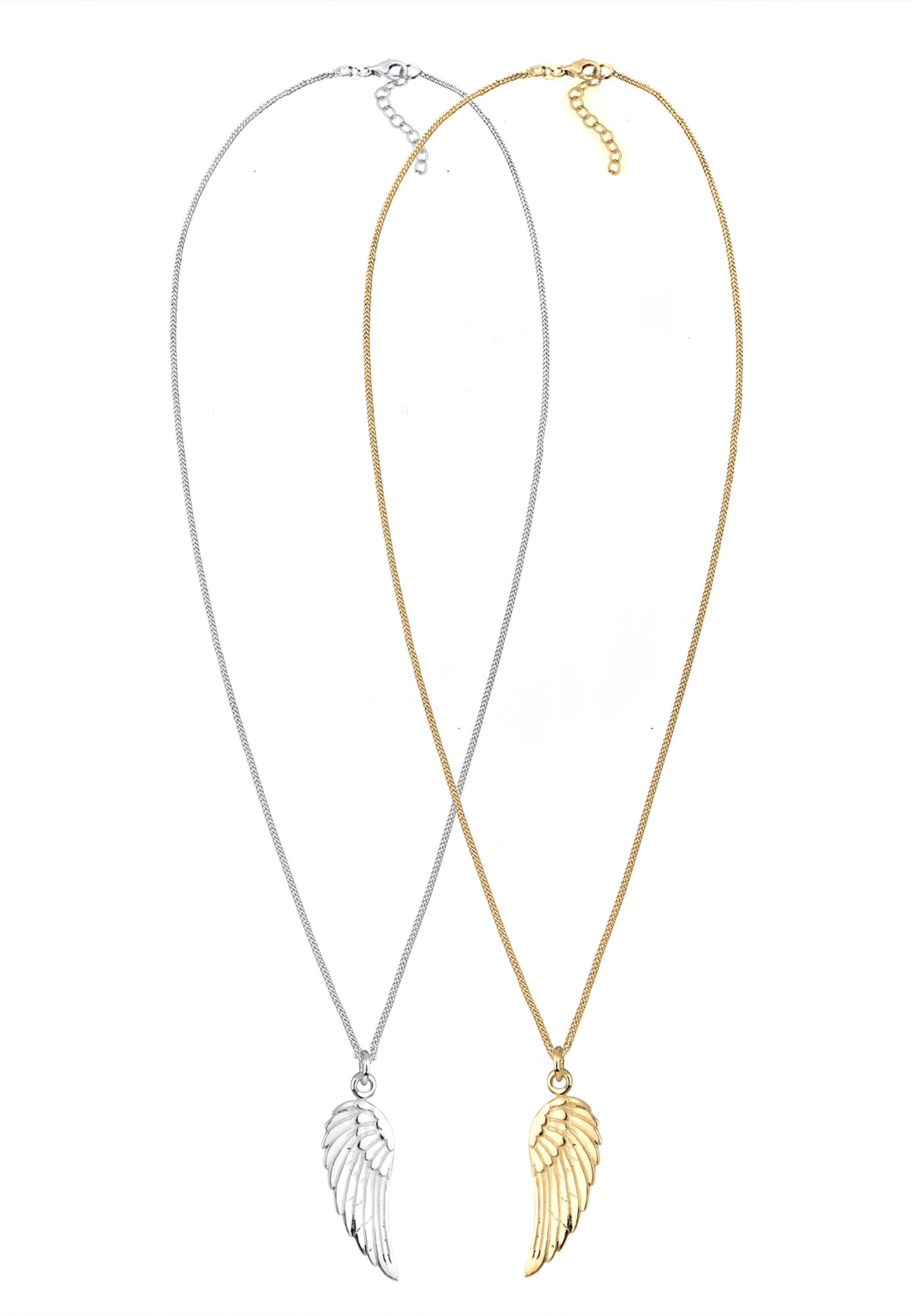 ELLI Jewelry Set 'Flügel' in Gold