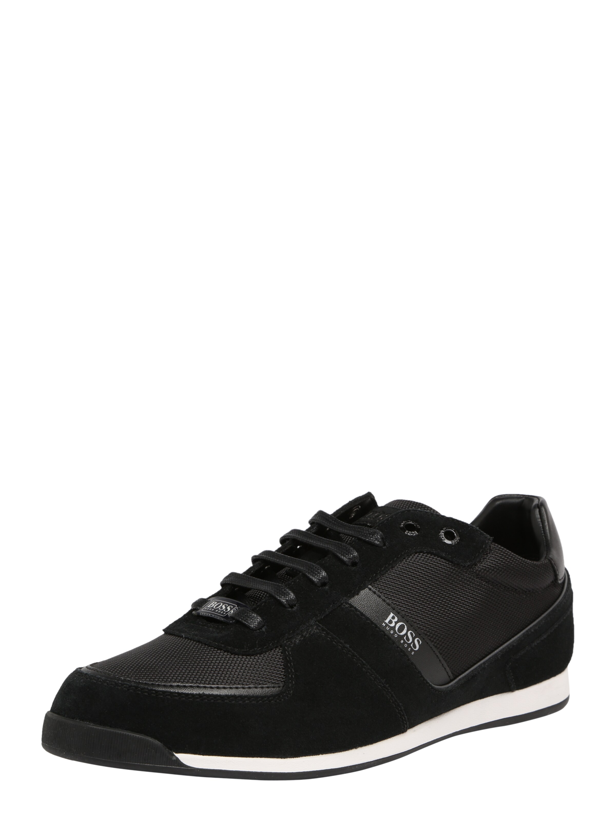 BOSS - Sneakers laag 'Glaze_Lowp_mx' in de kleur Zwart