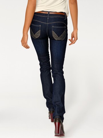 Skinny Jeans de la heine pe albastru