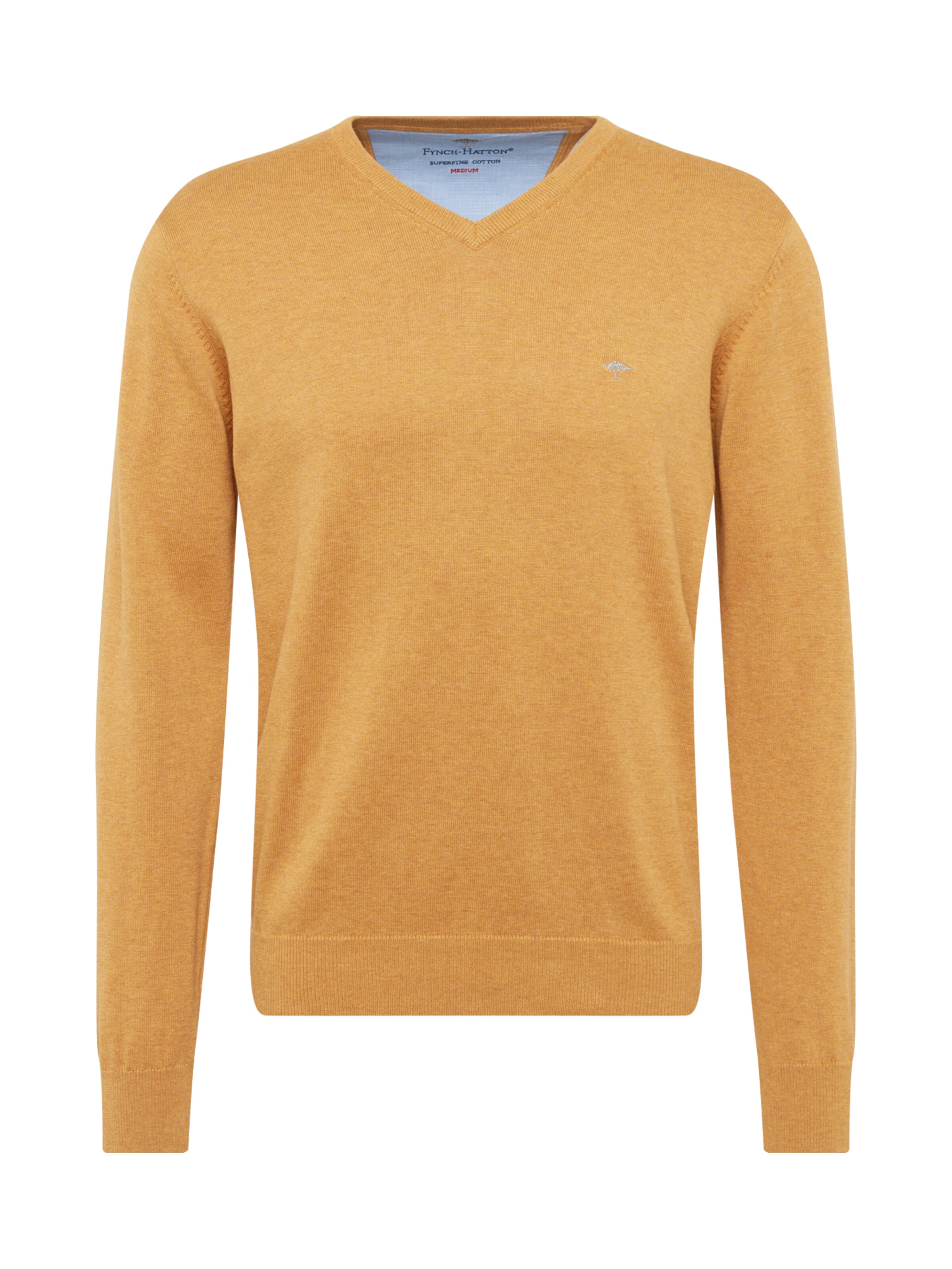 FYNCH-HATTON - Trui in de kleur Mosterd