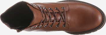 GABOR Lace-Up Ankle Boots 'GENUA' in Brown
