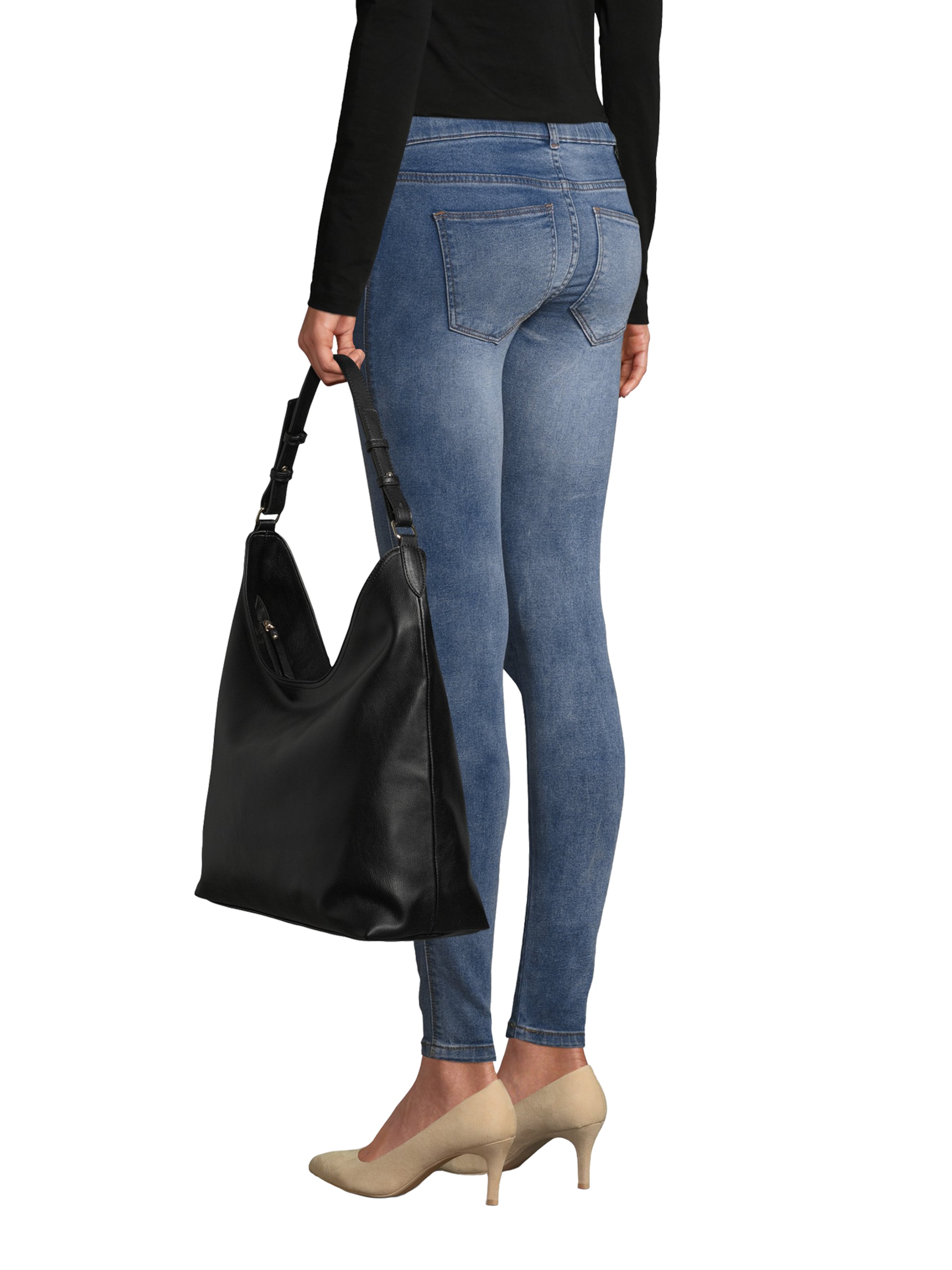 ABOUT YOU Дамска чанта 'Leila' в черно: отпред