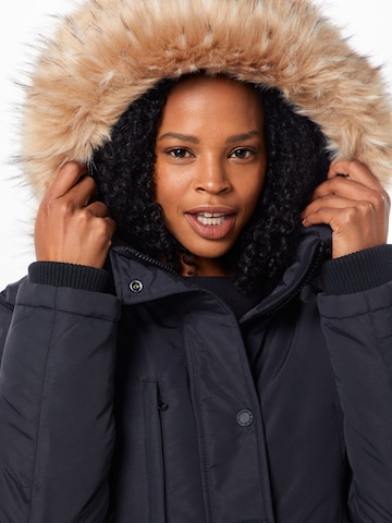 juoda Superdry Žieminė parka 'Ashley'