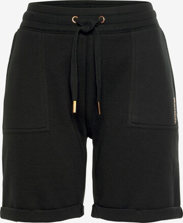 BENCH Regular Pants in Black: front