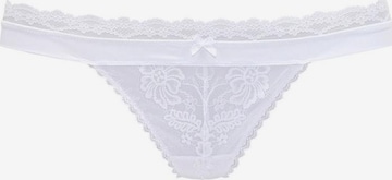 LASCANA Thong in White: front