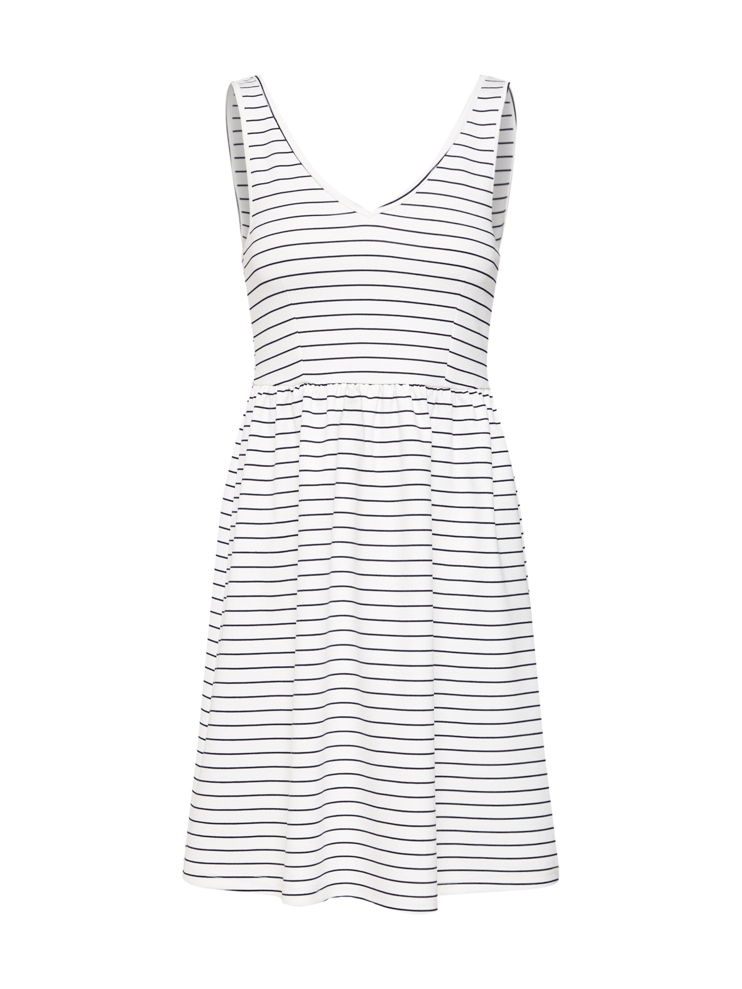 ONLY - Zomerjurk 'onlJOY S/L V-NECK DRESS JRS' in de kleur Blauw