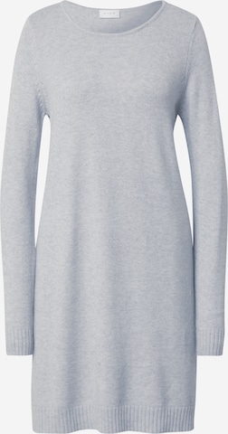 VILA Knitted dress 'VIRIL' in Grey: front