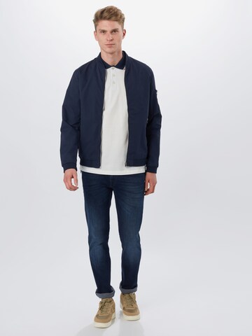 JACK & JONES - Ajuste regular Camiseta 'Bluwin' en blanco