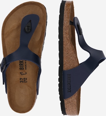 Infradito 'Gizeh' di BIRKENSTOCK in blu: lato