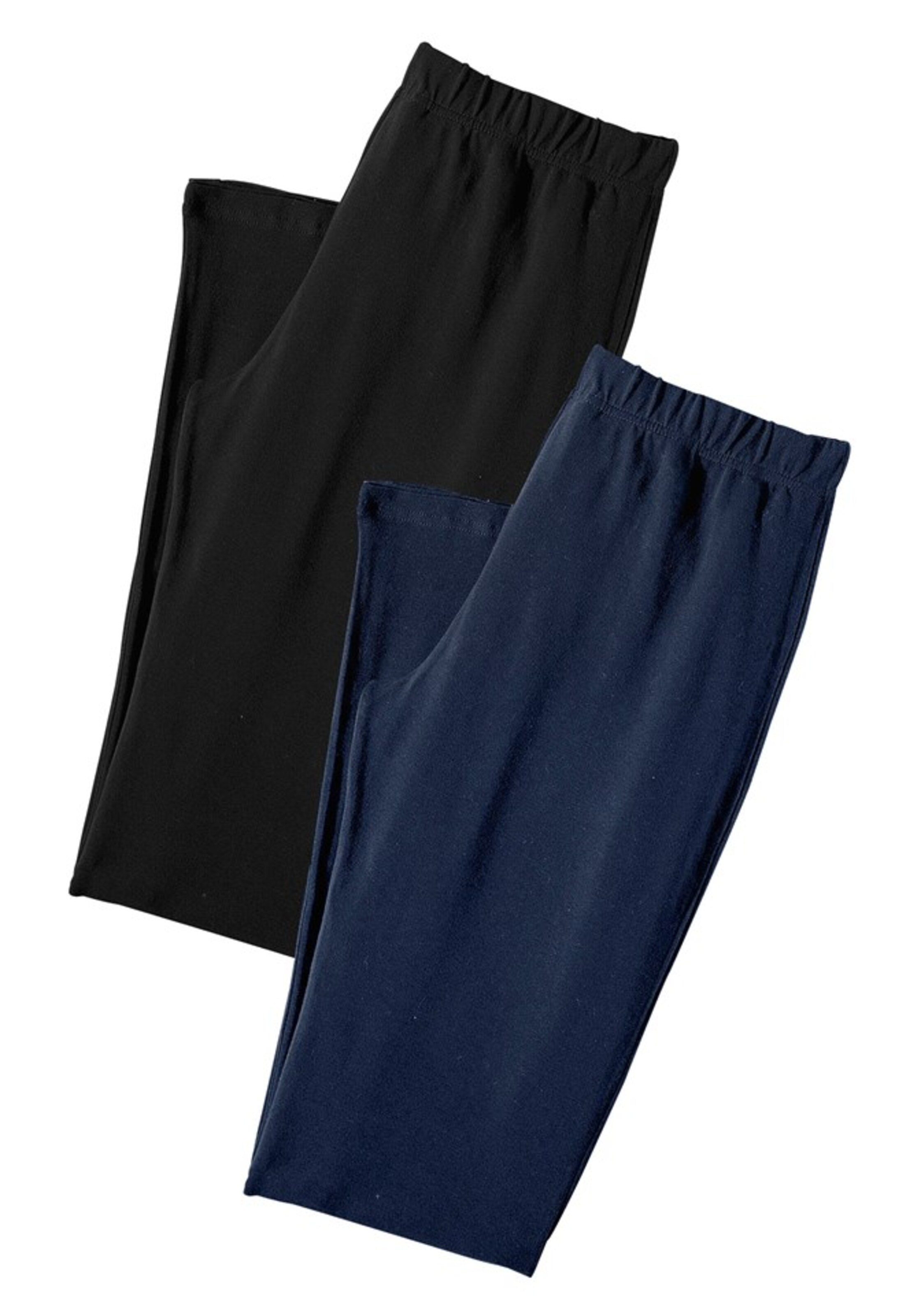 Coupe slim Pantalon de pyjama VIVANCE en bleu : devant