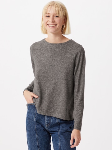 ONLY Пуловер 'ONLMAYEA' в сиво: отпред