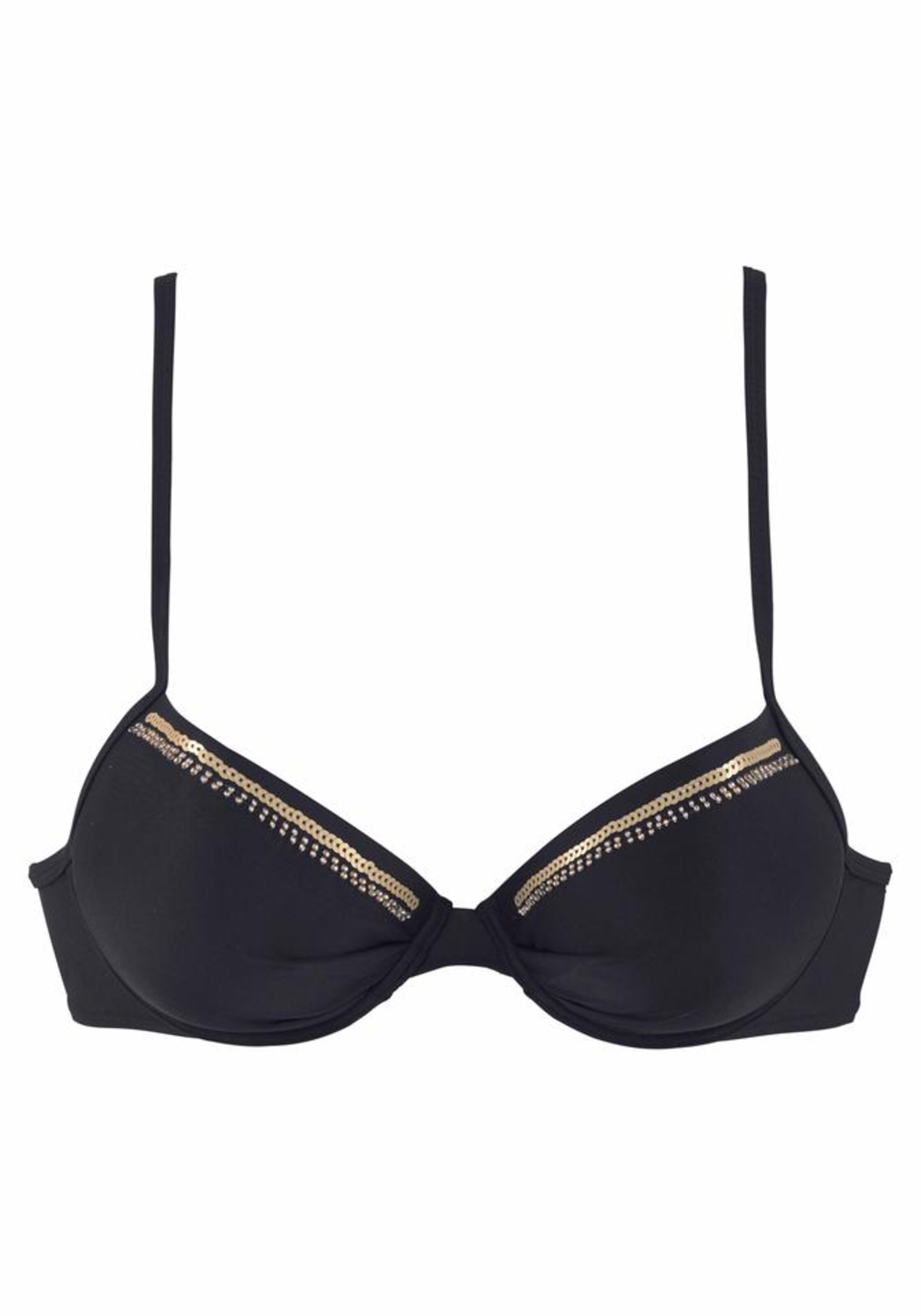 LASCANA - Push-Up-Top 'Ella' in schwarz