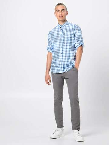 STOCKERPOINT Regular Fit Hemd 'Mitchel' in Blau