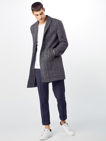 Coupe slim Pantalon à plis BURTON MENSWEAR LONDON en bleu