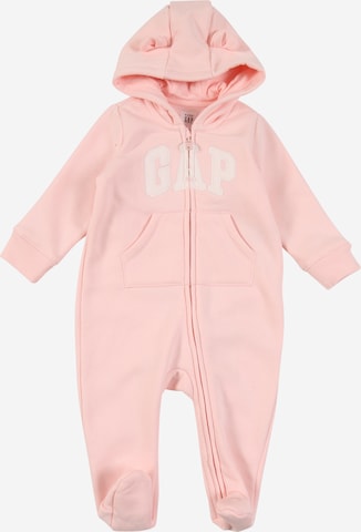 GAP - Pijama entero/body en rosa: frente