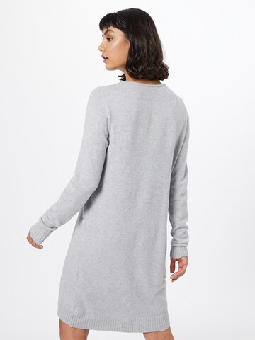 VILA Knitted dress 'VIRIL' in Grey