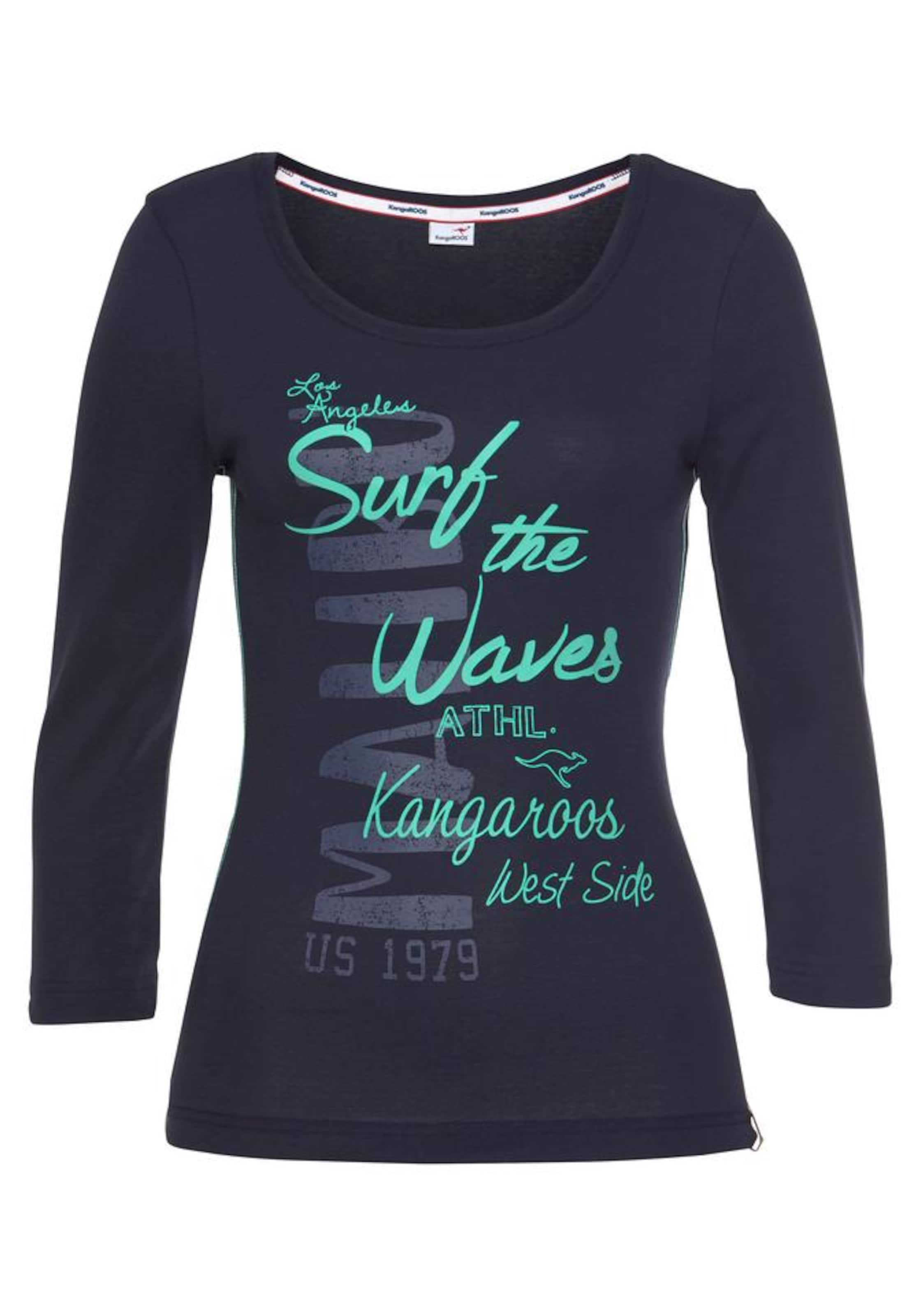 KangaROOS Shirt in Blue: front