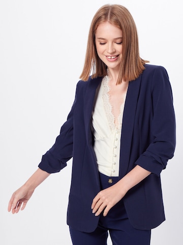 PIECES Blazer 'Boss' in Blue: front