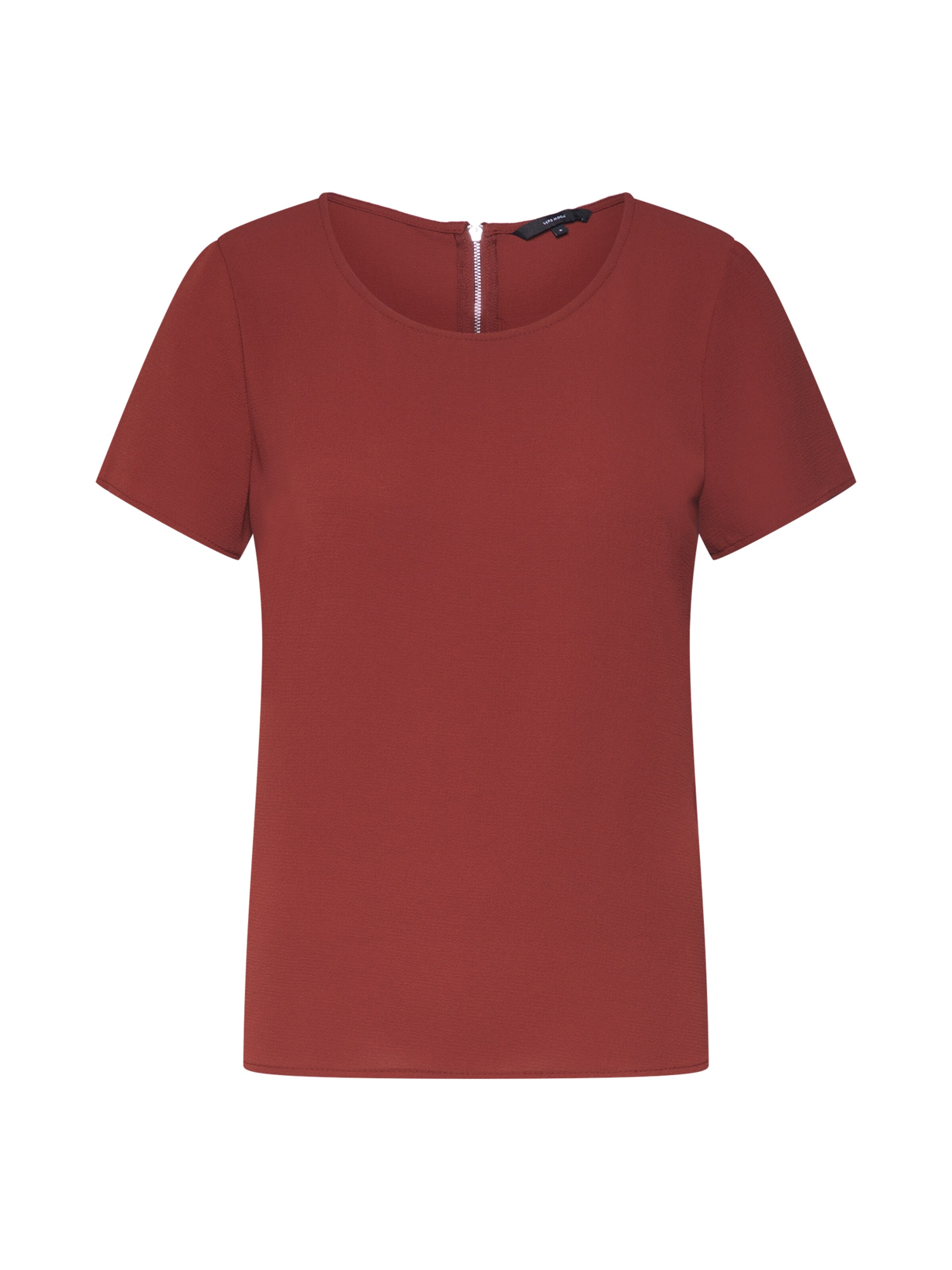 VERO MODA - Blouse 'SASHA' in de kleur Roestrood