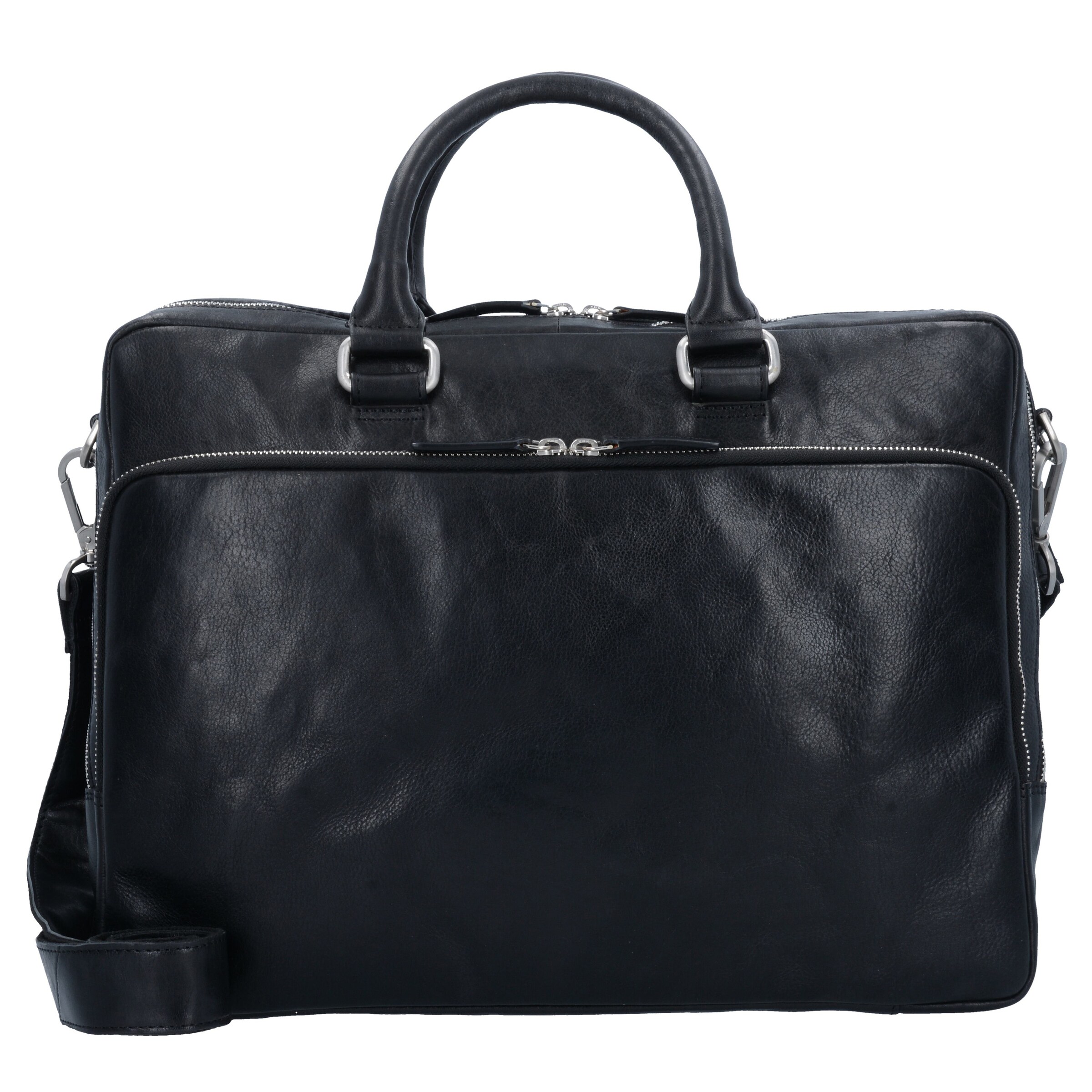 LEONHARD HEYDEN Document bag 'Cambridge' in Black: front