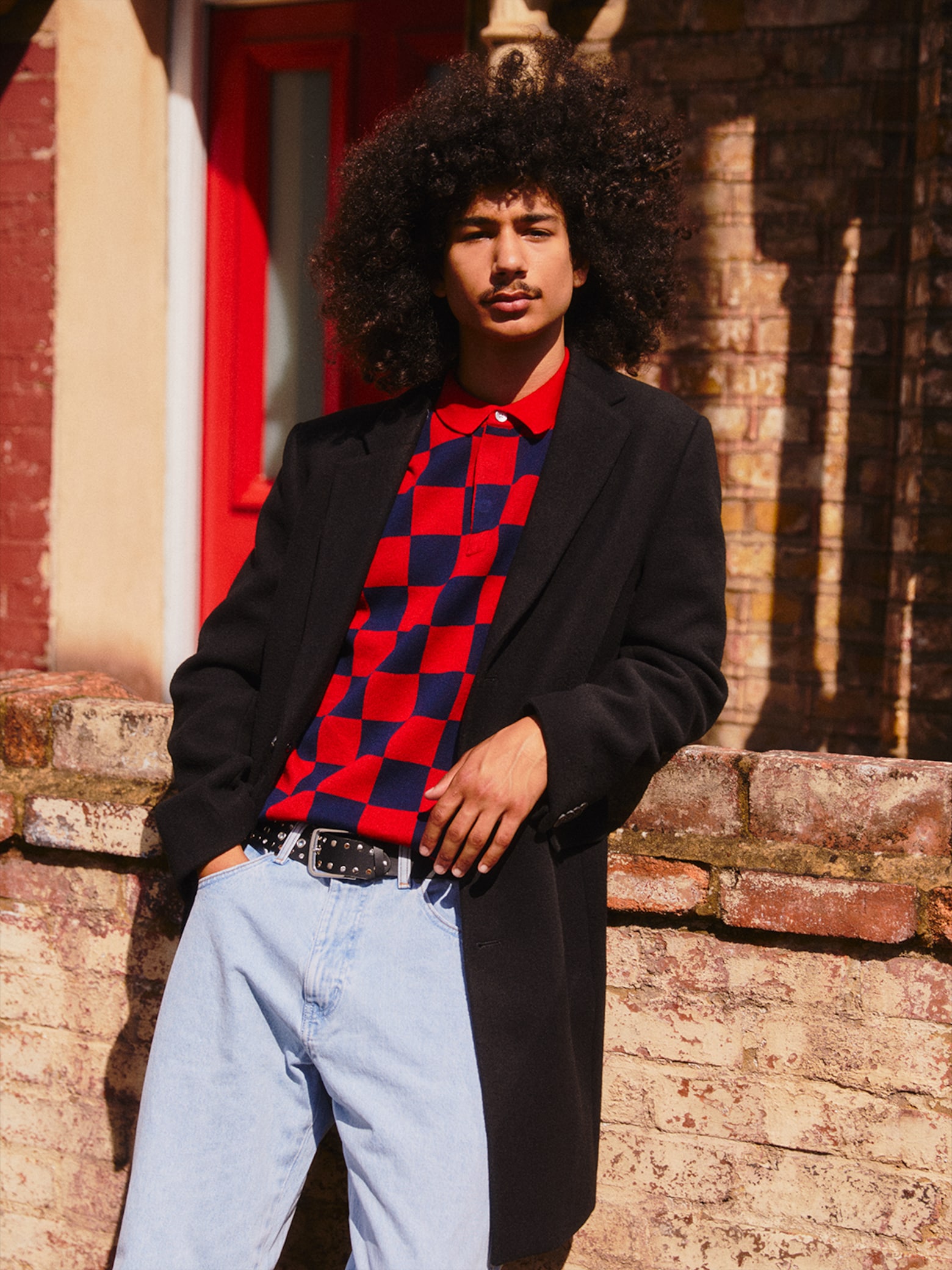 Rafaelle - Classy Casual Red Checkered Look
