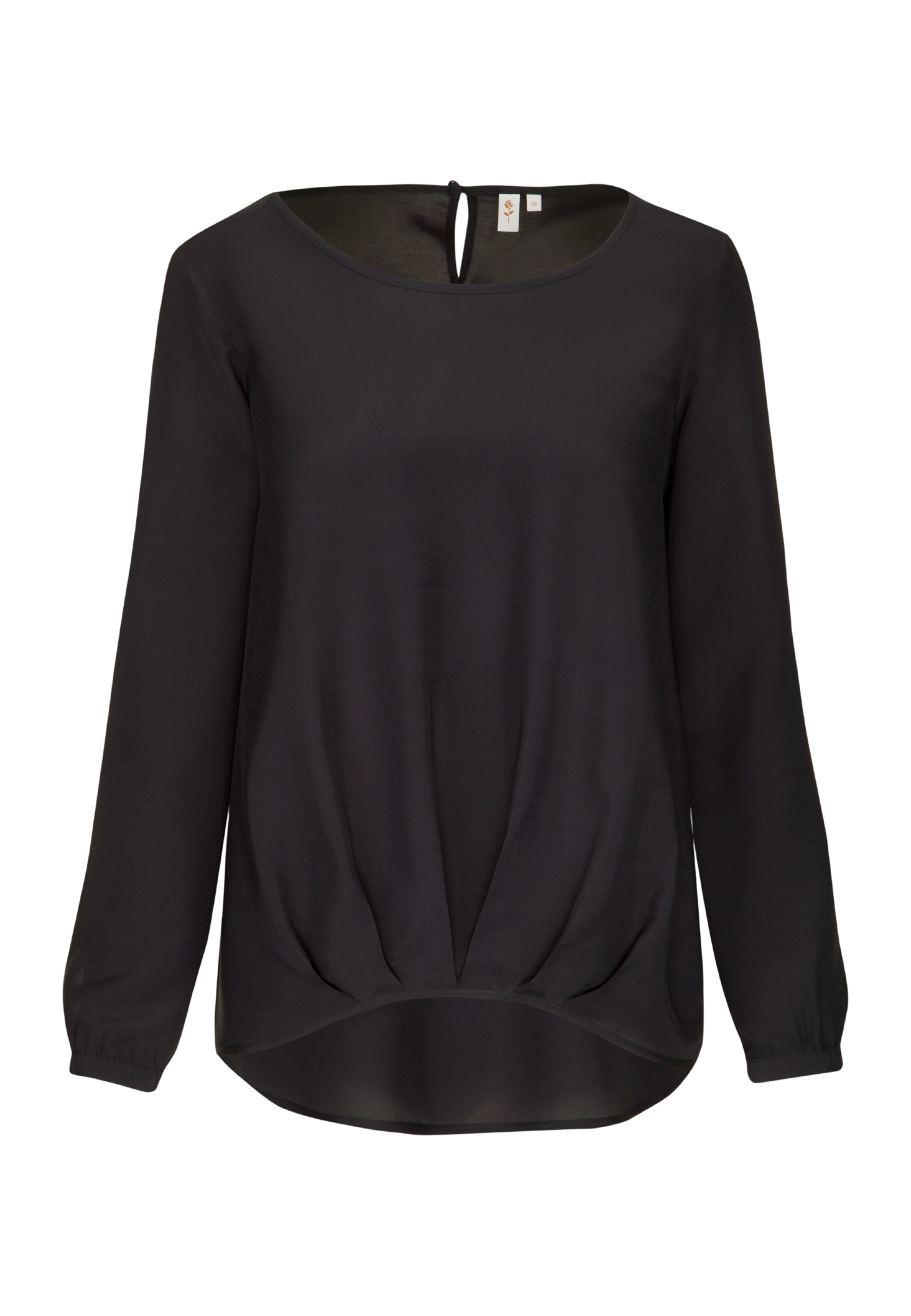 SEIDENSTICKER Blouse 'Schwarze Rose' in de kleur Zwart, Productweergave