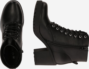 ABOUT YOU - Botines con cordones 'Emma' en negro: lado