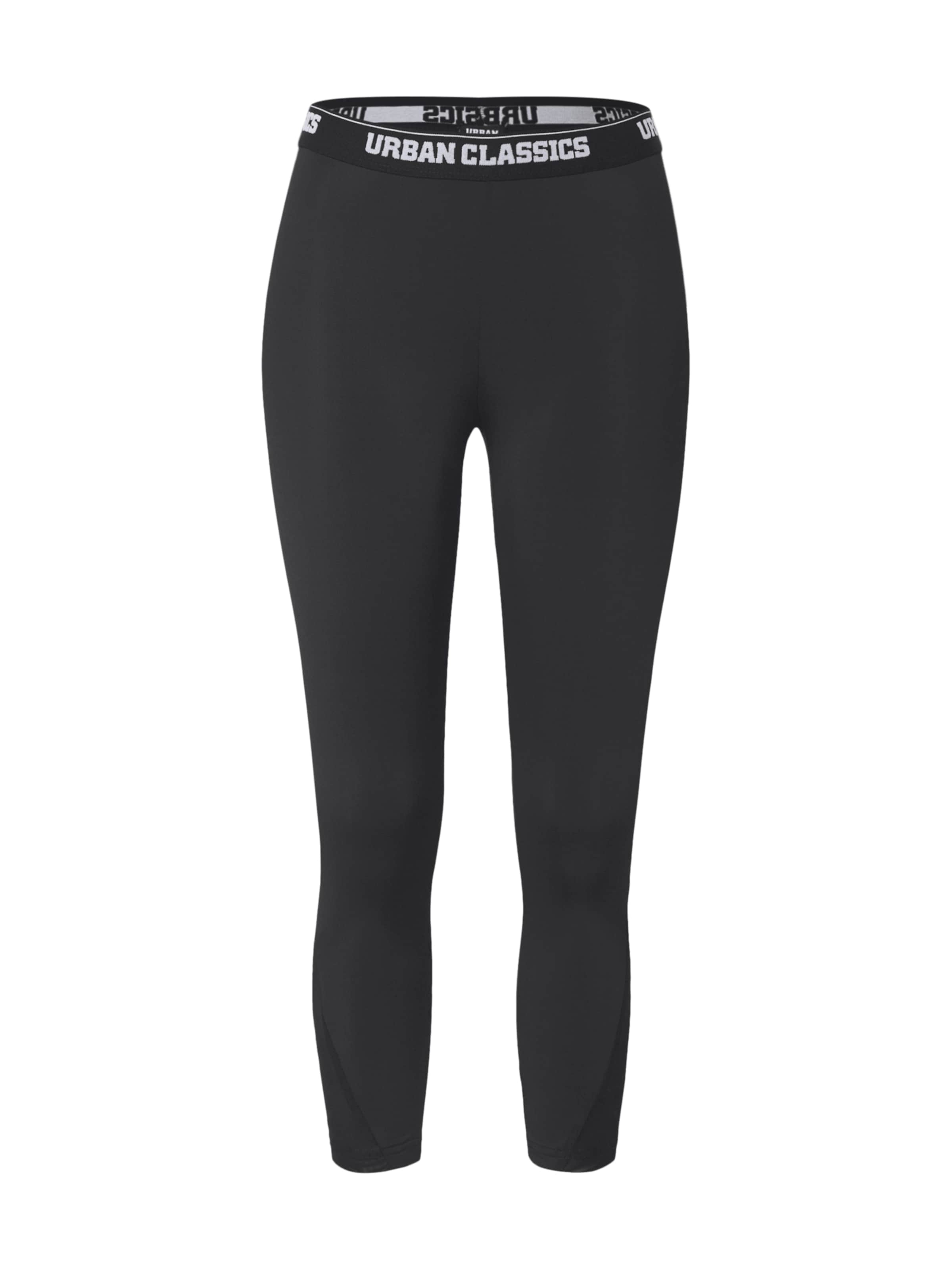 Urban Classics Skinny Legíny - Čierna: predná strana