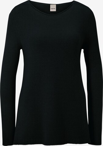 Pull-over heine en noir : devant