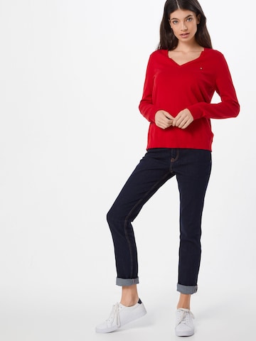 TOMMY HILFIGER - Pullover em vermelho