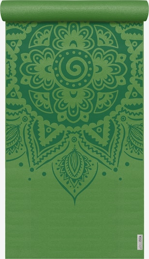 YOGISTAR.COM Yogamatte 'Basic Art Collection Spiral Mandala' in grün / kiwi, Produktansicht