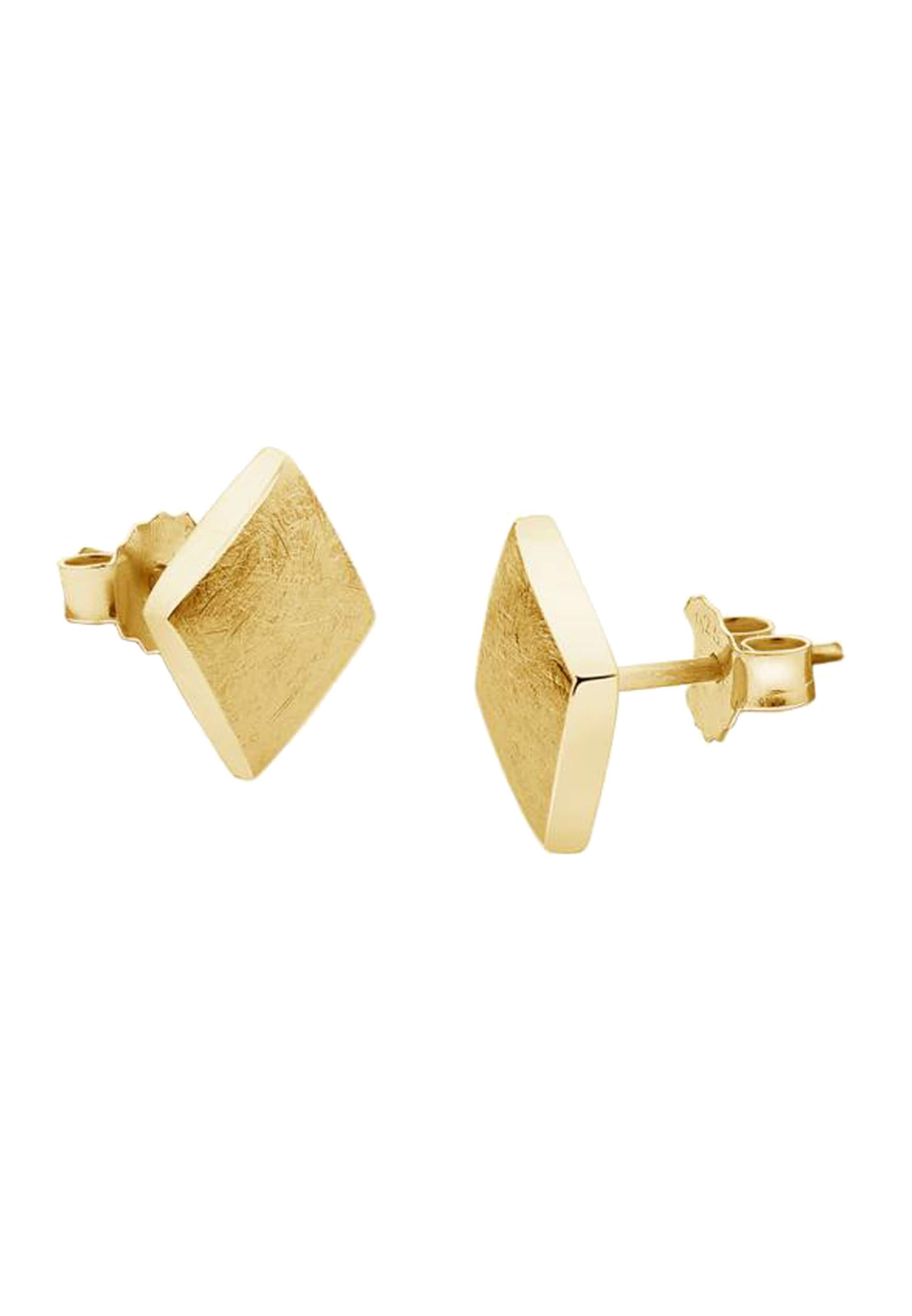 Nenalina Earrings 'Geo' in Gold: front