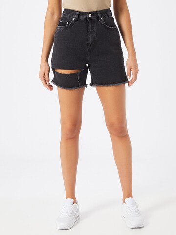 NU-IN regular Jeans i sort: forside