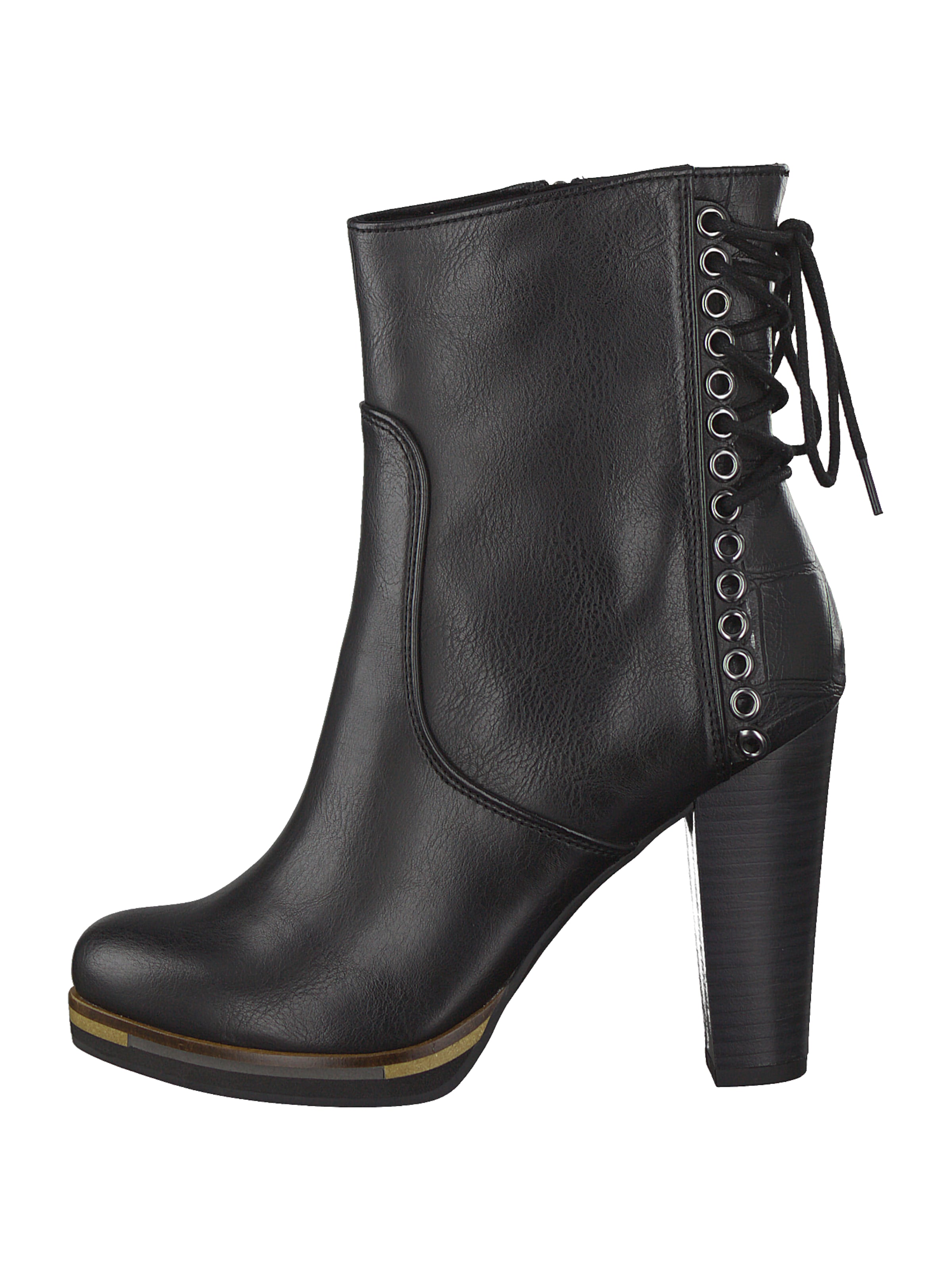 MARCO TOZZI - Enkellaarsjes in de kleur Zwart