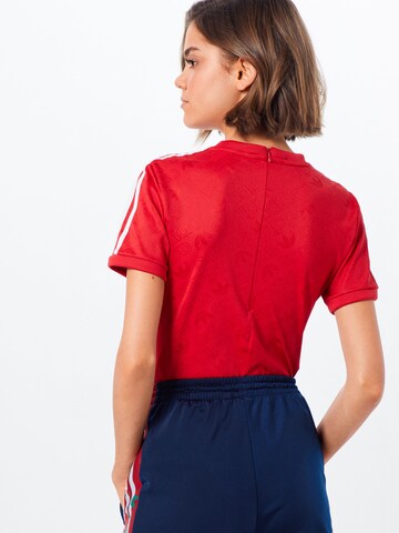 ADIDAS ORIGINALS Shirt in Rot: zadná strana