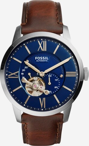 FOSSIL Analoog horloge 'Townman' in Bruin: voorkant