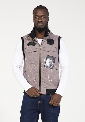 PLUS EIGHTEEN Bodywarmer in Lila: voorkant