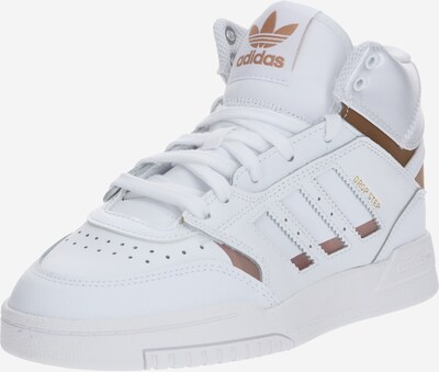 ADIDAS ORIGINALS Sneaker 'Drop Step J' Damen, Gold Weiß ADIDAS ORIGINALS Sneaker 'Drop Step J' Damen, Gold Weiß