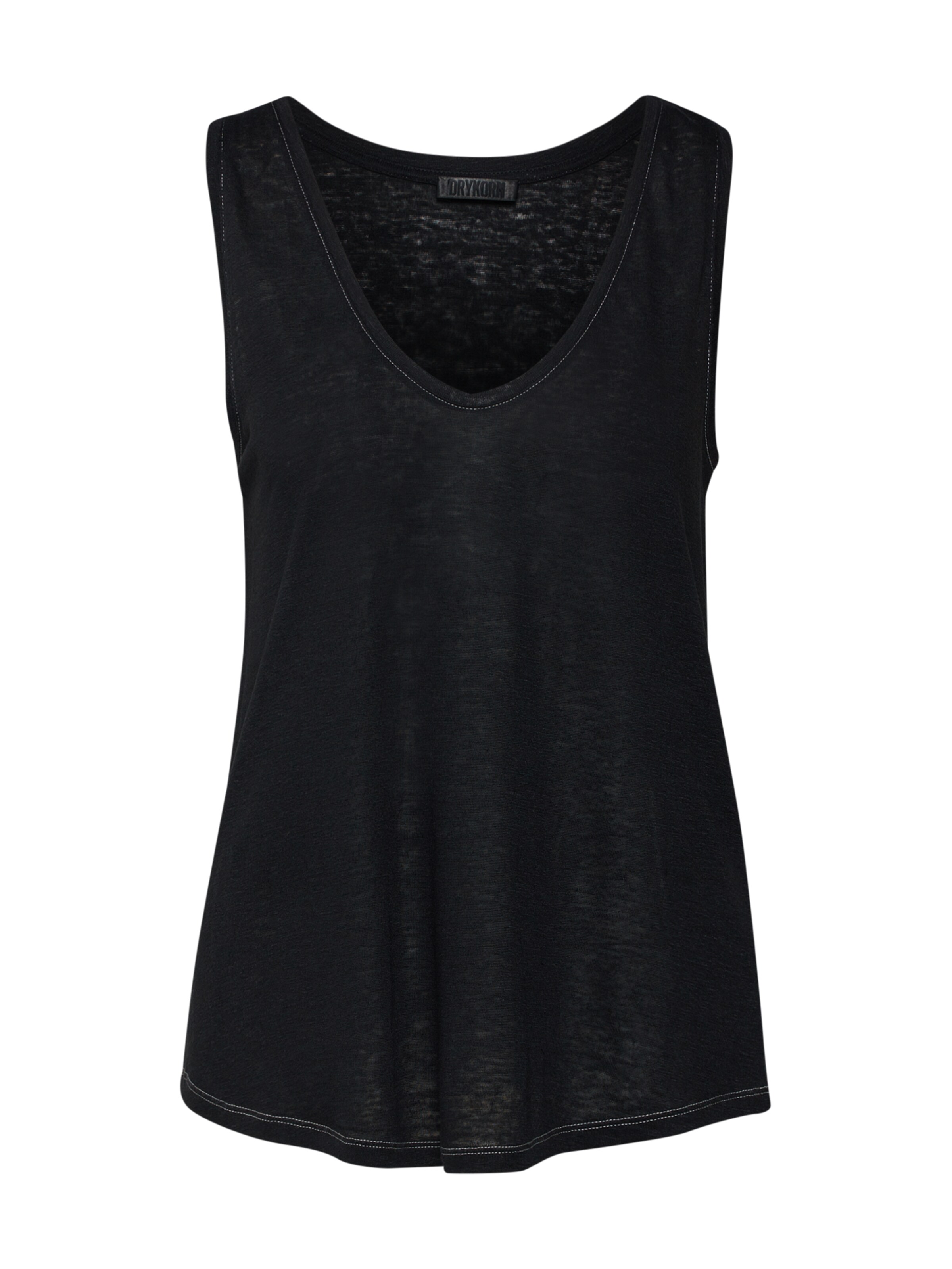 DRYKORN - Top 'SAIMI' in de kleur Zwart