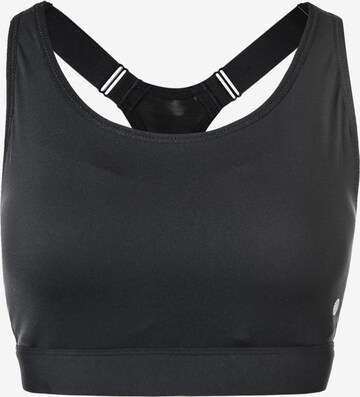 Athlecia Bustier Sports-BH 'Jennie' i sort: forside