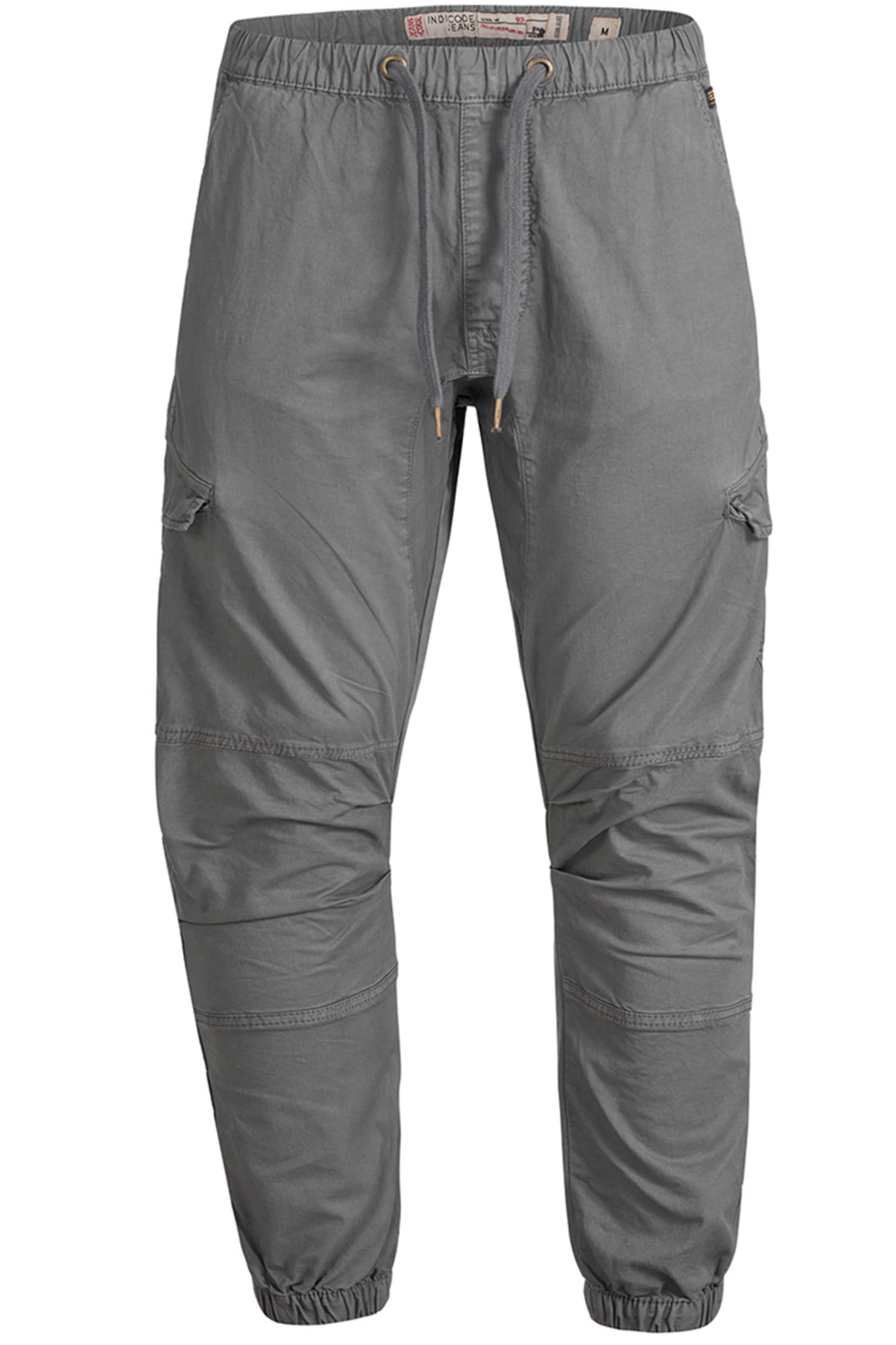 INDICODE JEANS Hose 'Levi' in Grau: Vorderseite