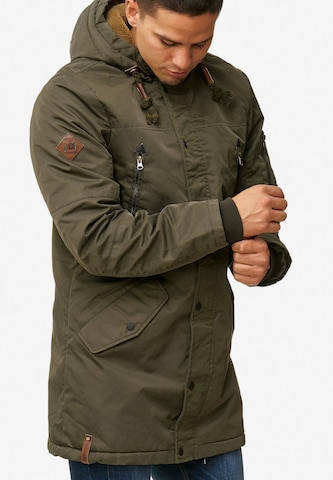 Parka d’hiver 'Bardsley' INDICODE JEANS en vert