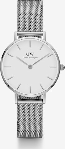 Daniel Wellington Analogové hodinky 'Petite 28 Sterling DW00100220' – stříbrná: přední strana