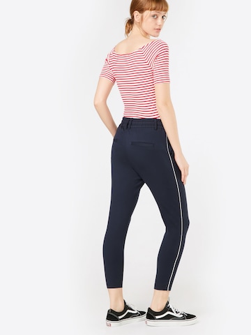 ONLY Slim fit Pleat-front trousers 'ONLPoptrash' in Blue