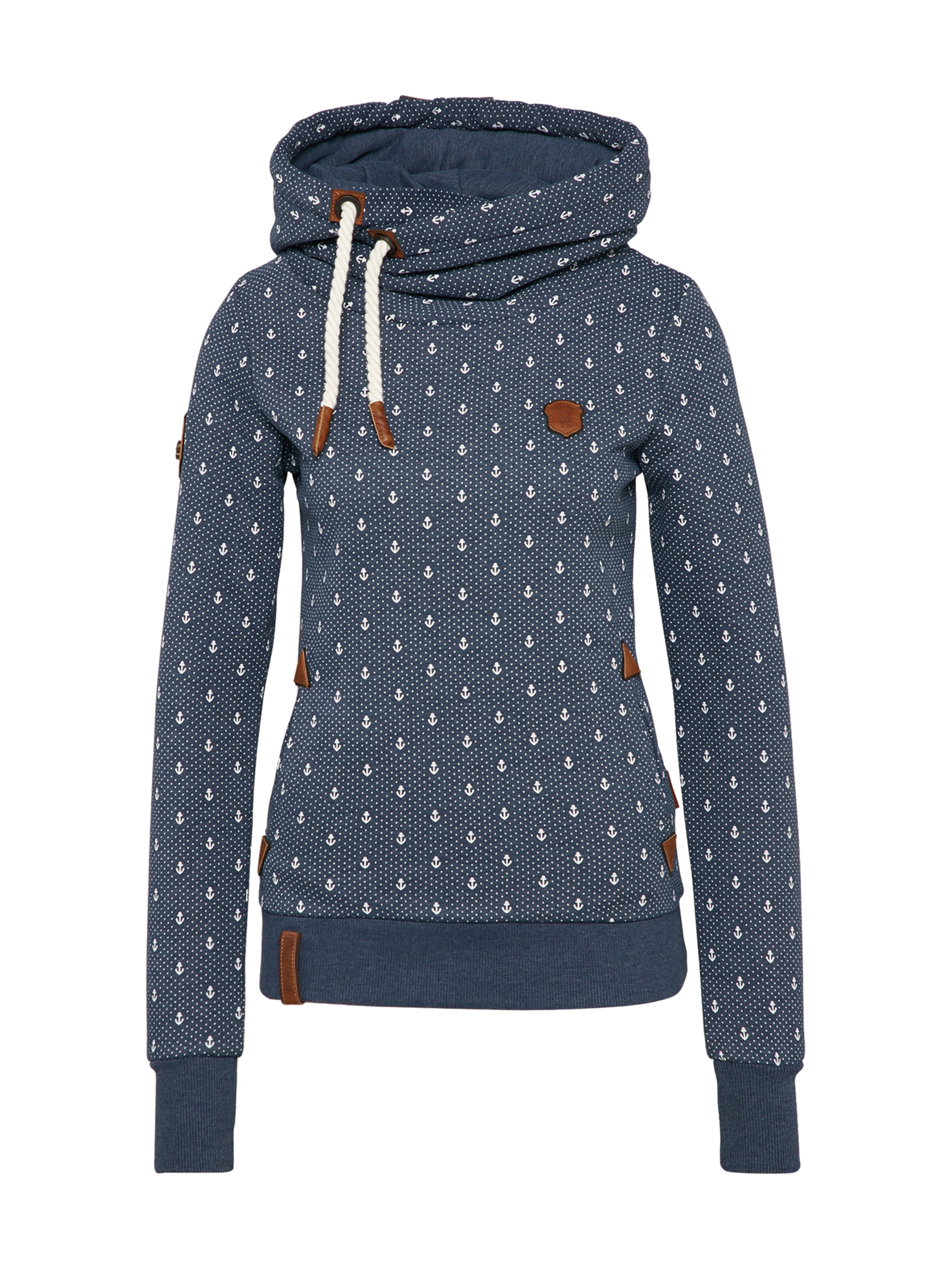 naketano - Sweatshirt 'Darth Ankerdizzel' in de kleur Duifblauw