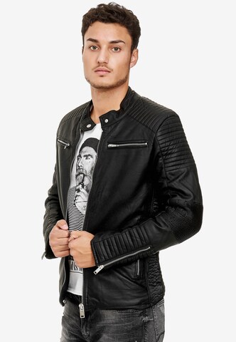 Redbridge Between-Season Jacket in Black: front