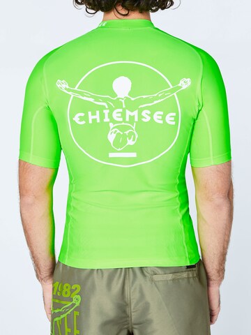 Coupe regular T-Shirt fonctionnel 'Awesome' CHIEMSEE en vert