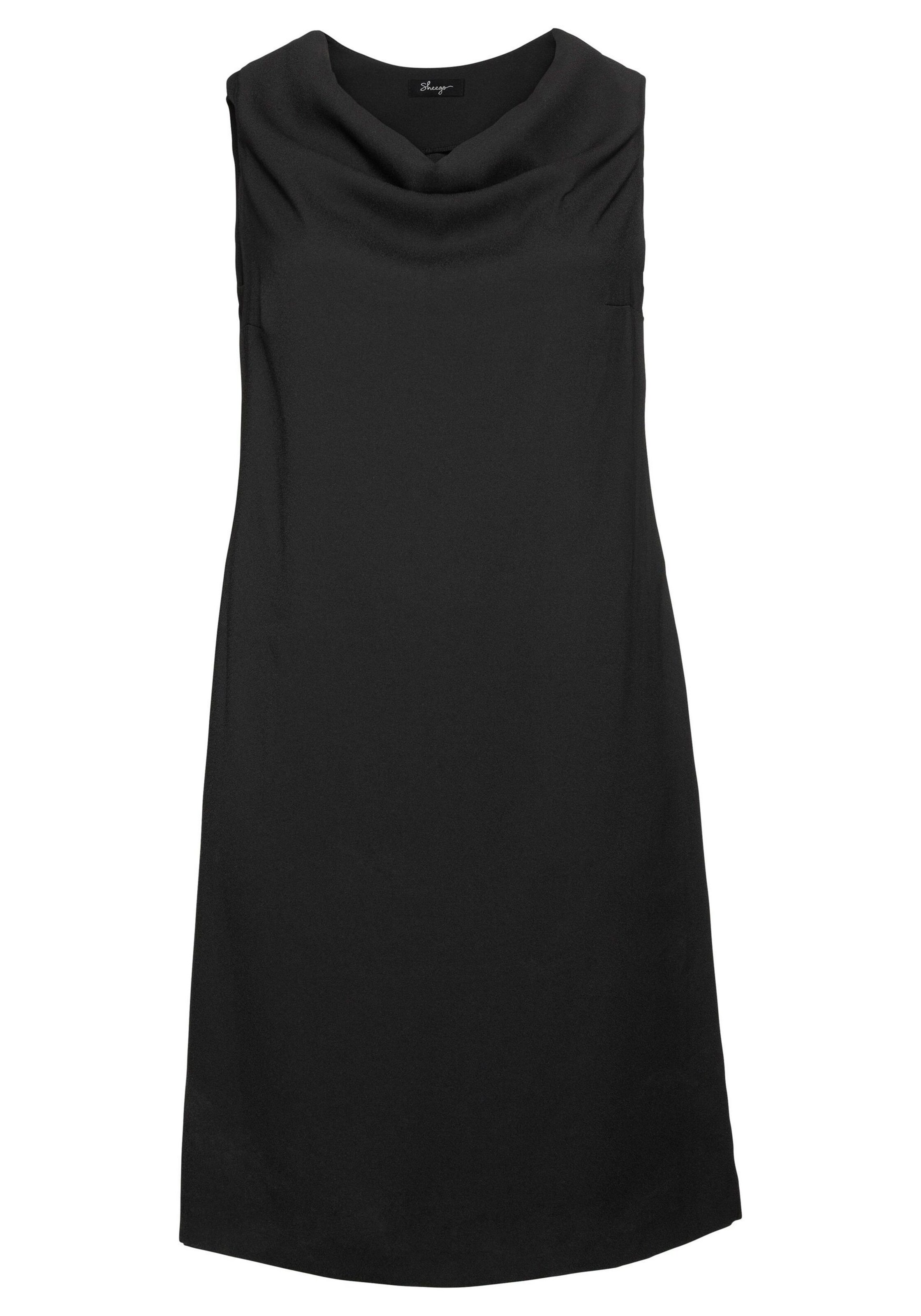 SHEEGO - Cocktailkleid in schwarz