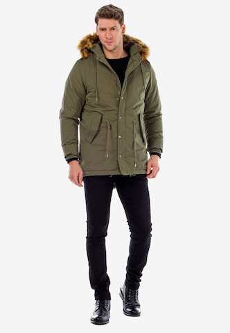 CIPO & BAXX Winter Parka 'Army' in Green